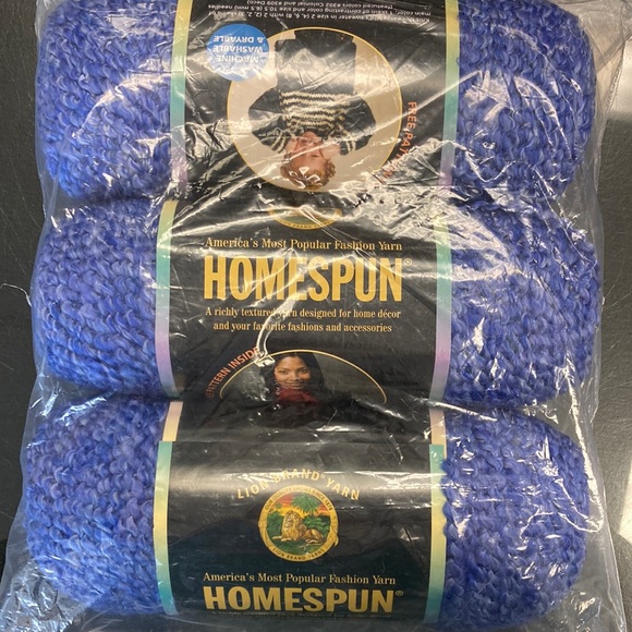 Lion Brand Homespun Other Lion Brand Yarn Homespun Cobalt Blue Nwt